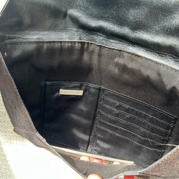 Bronze and Black Envelope Clutch - Picture 5 of 6